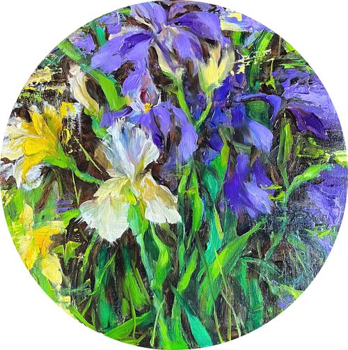 Irises by Elena Mashajeva-Agraphiotis