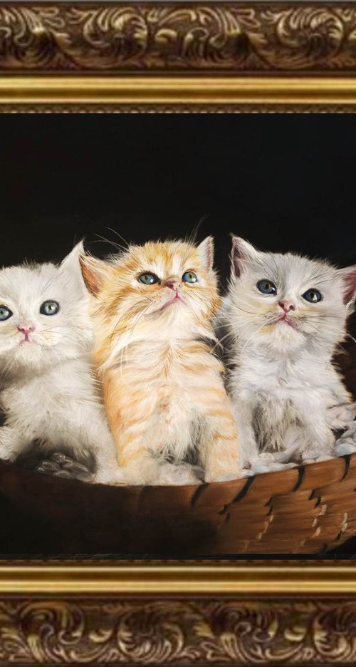 ,, Kittens'' by Deimante Bruzguliene