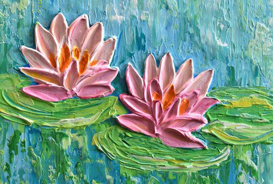 Twin Water Lilies