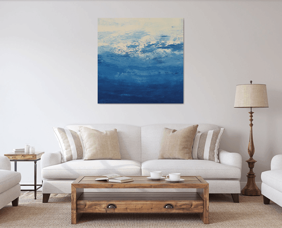 Shimmering Water - Modern Abstract Expressionist Seascape