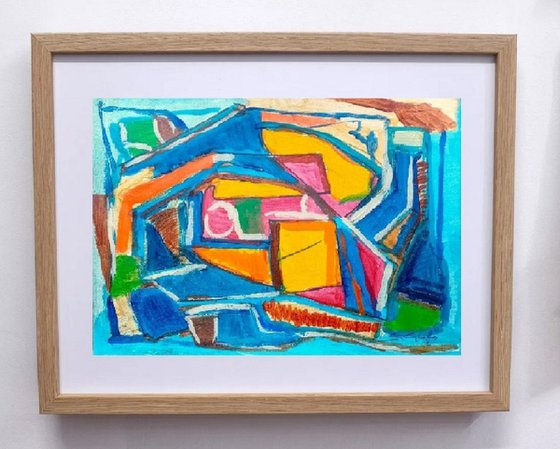 Tomorrow - original abstract -unframed