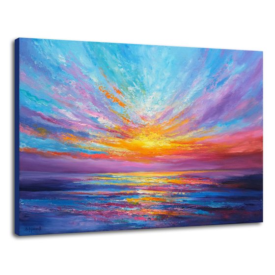 Abstract Sea Sunset