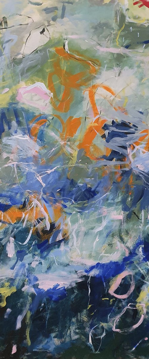 Traces of pumpkin, leaves and a storm by Jutta Widrinsky