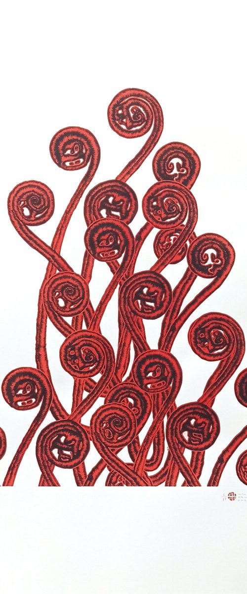 Spiral Stories; Red by Mine Okur