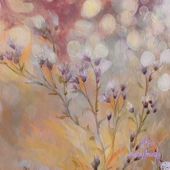 'Endings...Beginnings' -Wild Meadow painting