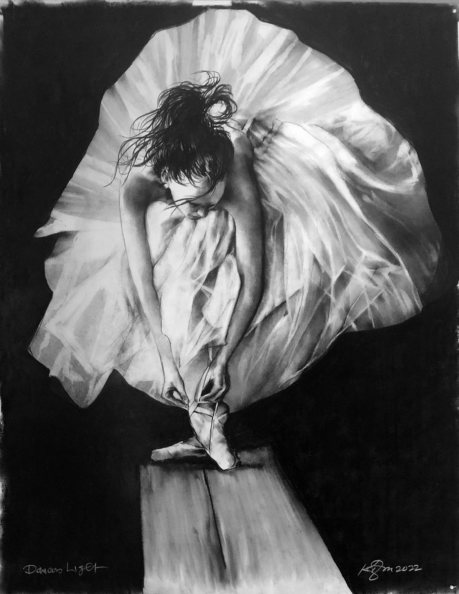 Photorealistic Pastel Drawing , Dancer