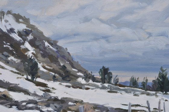 Winter light over the Mézenc