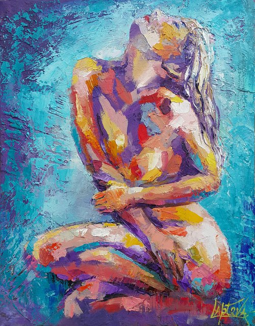 Nude girl by Viktoria Lapteva