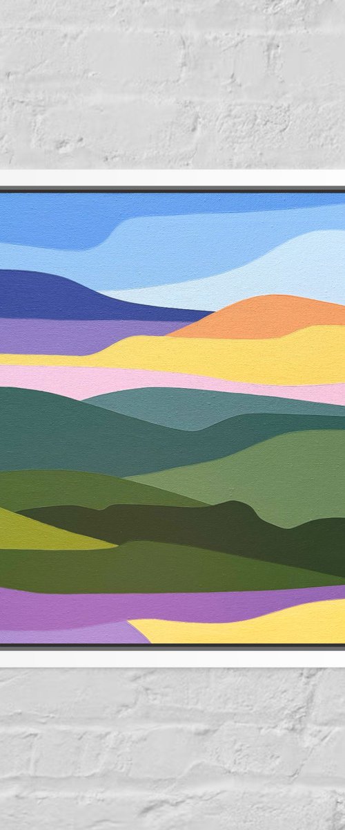 Over the Lavender Fields by Zoe Hattersley