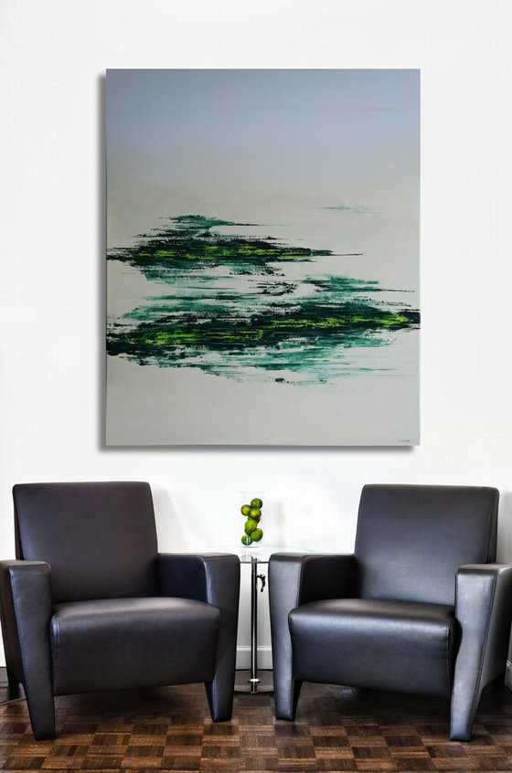 Wide Open Green (100 x 120 cm) XXL (40 x 48 inches)