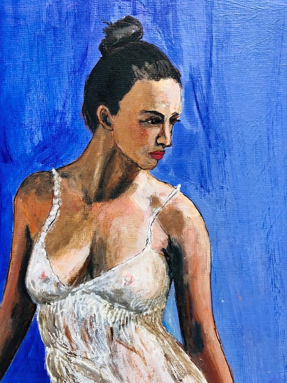 Seated lady