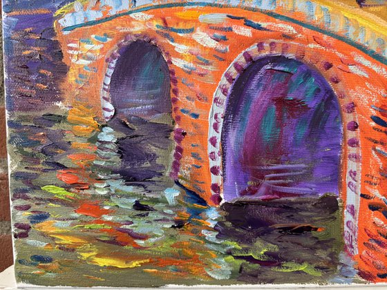 Old Church of Amsterdam Canal View