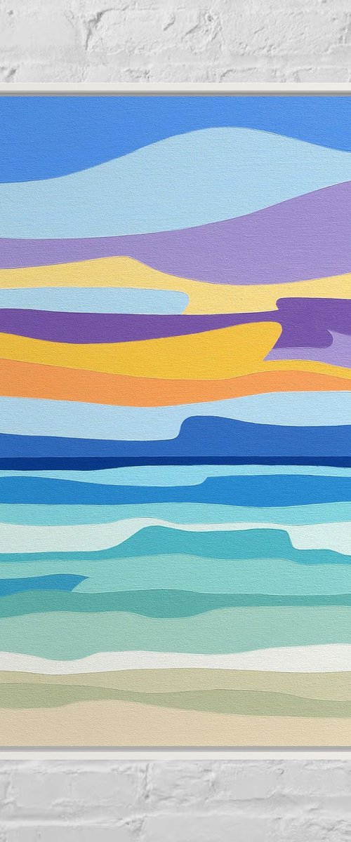 Evening Shoreline by Zoe  Hattersley