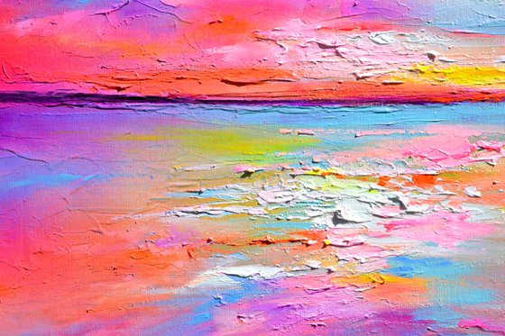 New Horizon 179 Colourful Sunset Seascape 50x70 cm
