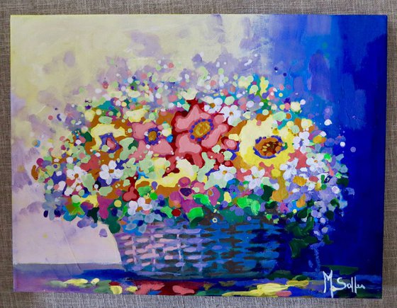 Flowers in the basket 2