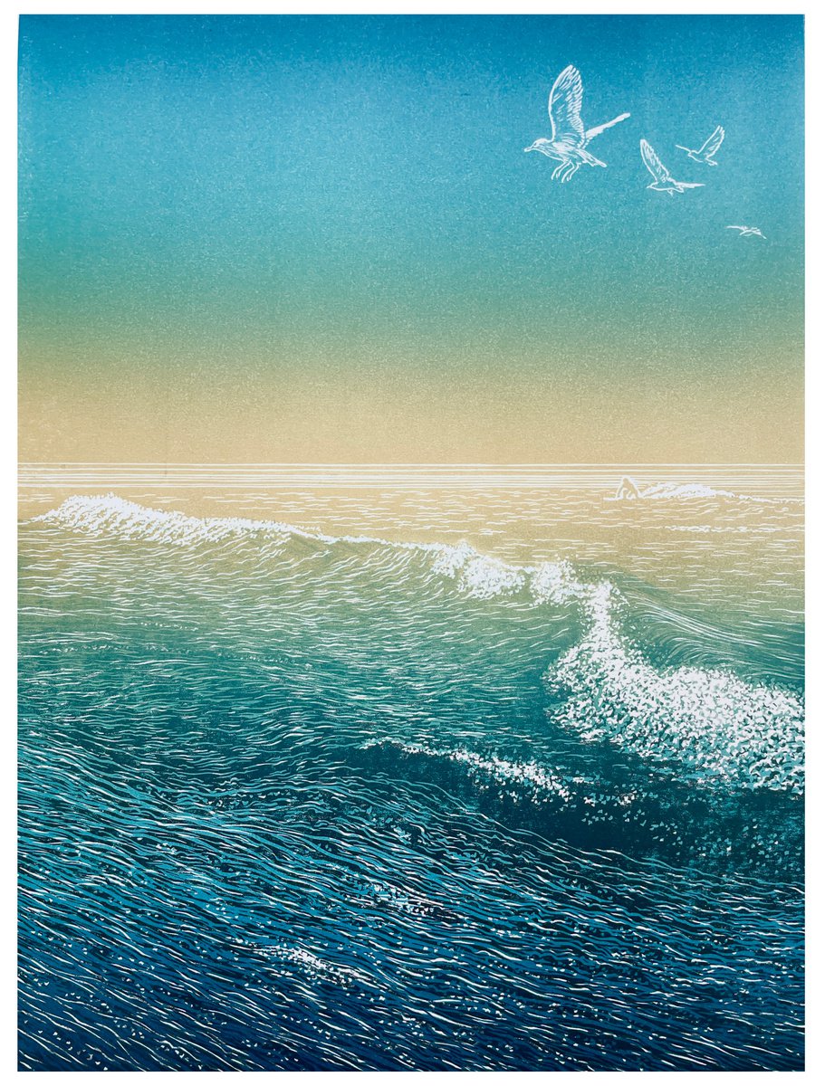 THE BIRDS AND THE SURFER by Gregory Millar