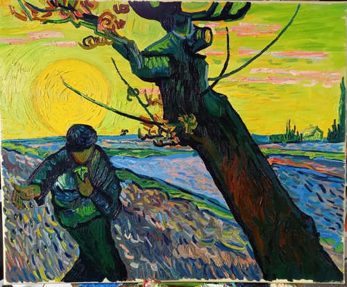 The Sower - Van Gogh Hommage by Robin Funk