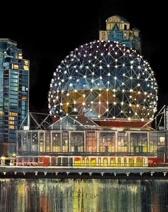 "NIGHT VANCOUVER. CANADA"