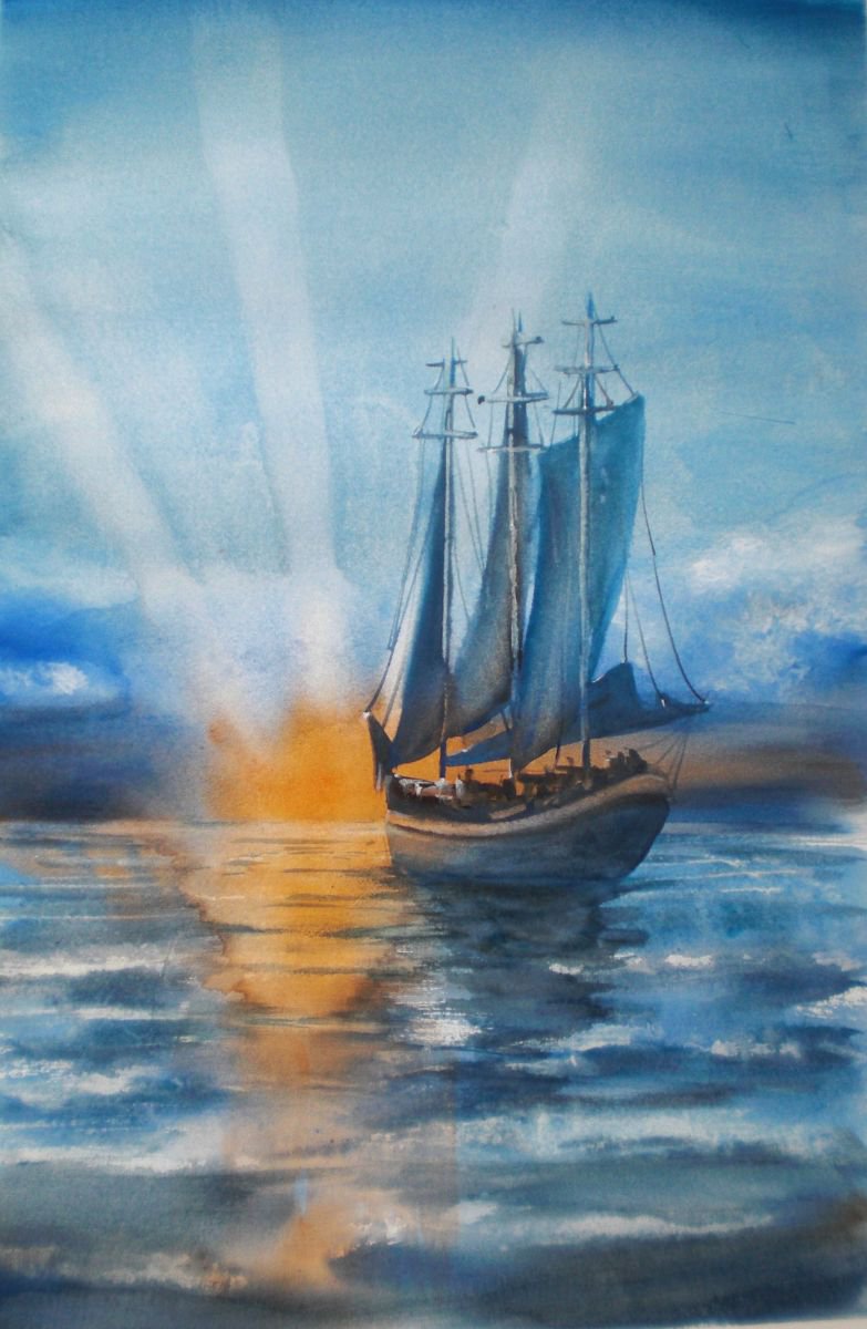 sailing ship by Giorgio Gosti