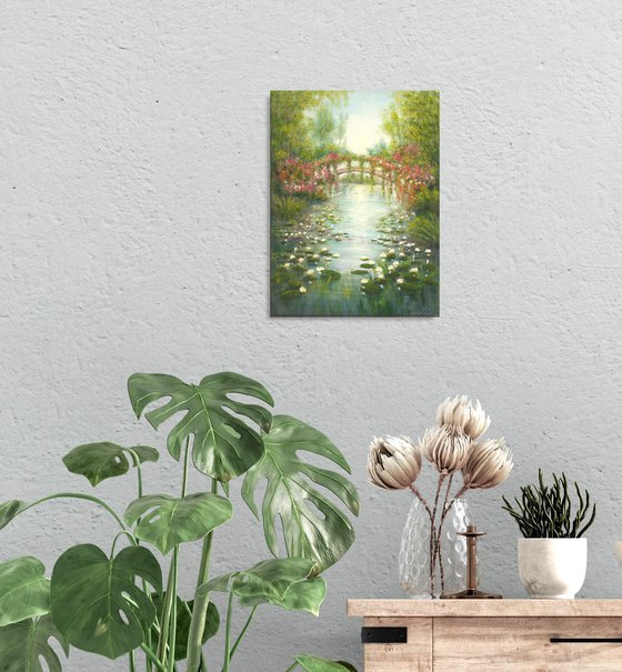 Water lily pond
