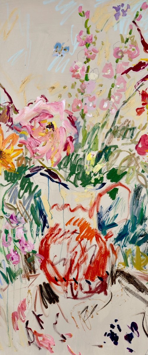 Still life with flowers by Lilia Orlova-Holmes