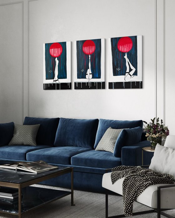 Triptych: Under The Full Moon
