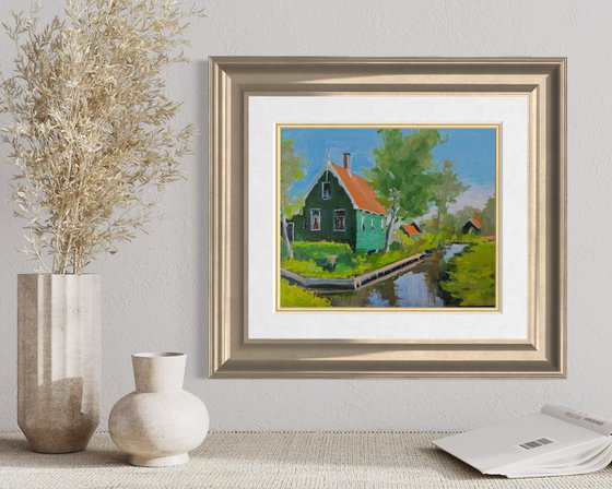 Green Wooden House