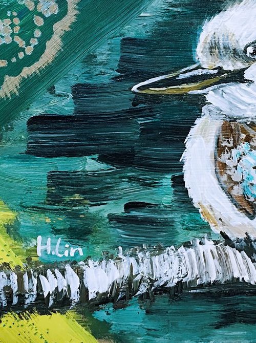 LAUGHING KOOKABURRA by HSIN LIN