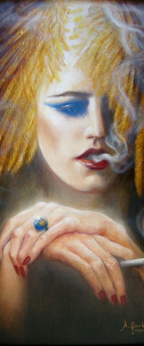 L'ange déçu (Disillusioned angel) by Alexandre Barbera-Ivanoff