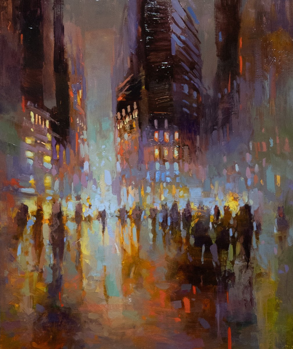 The City Lights by Aleksandr Jerochin