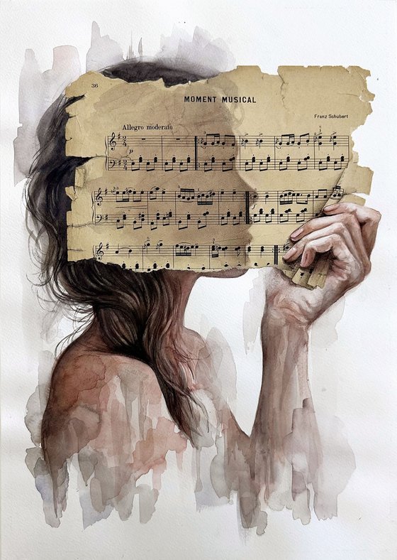 Hidden Feminine Silhouette Collage