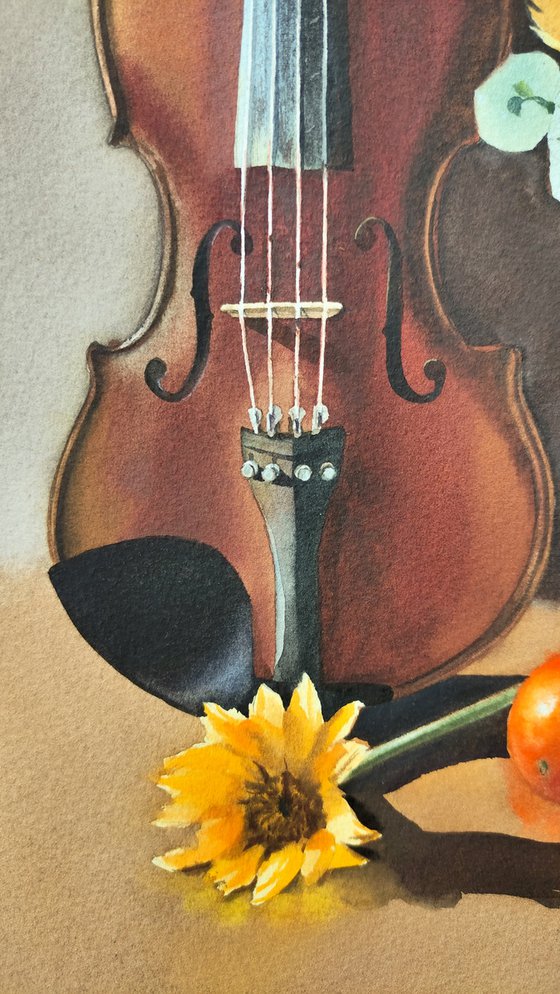 Music and flowers