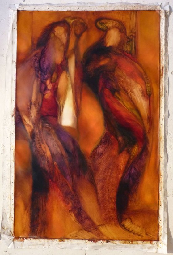 Metafigure #63, oil on canvas 116x73 cm