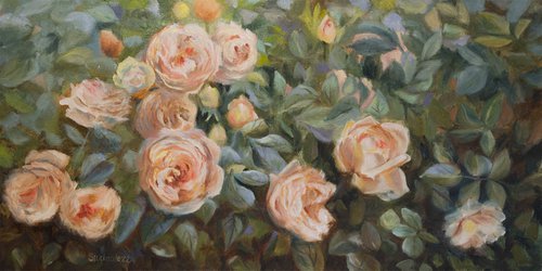 Roses on a Rainy Day by Maria Stockdale