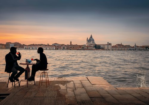 Sunset Spritz in Venice by Rick Turner
