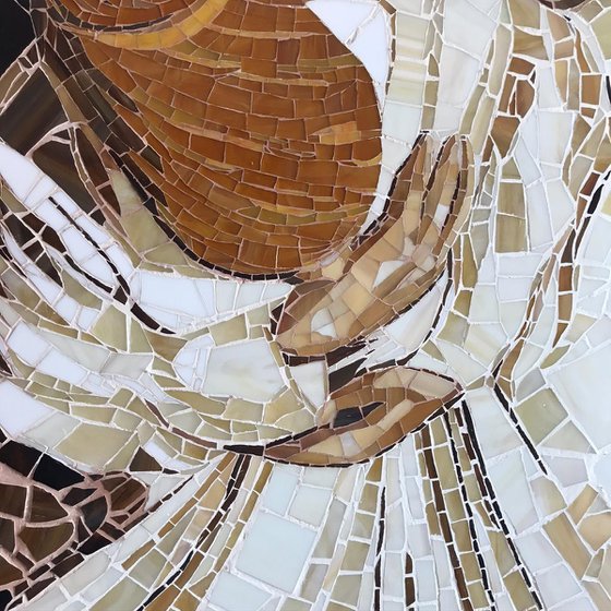 Glass mosaic meditation and spiritual art "Sufi"