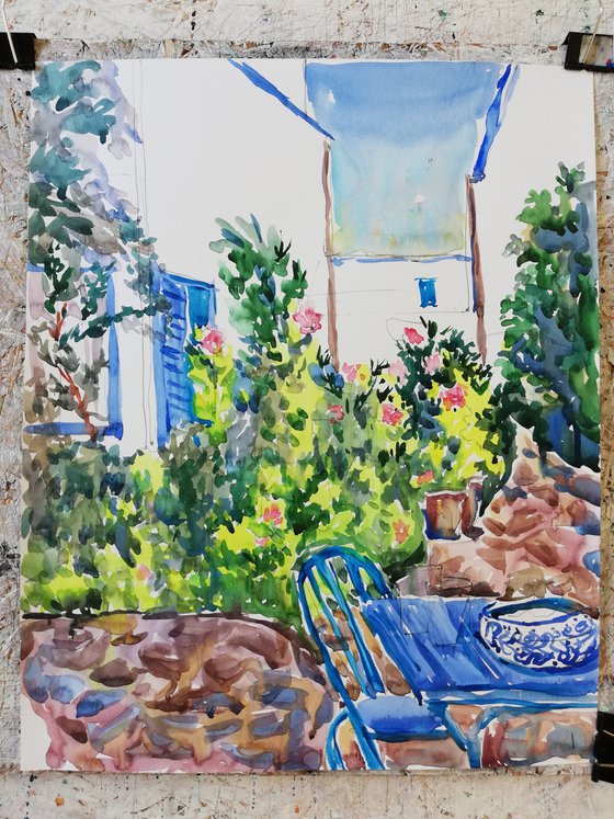 Greek Courtyard