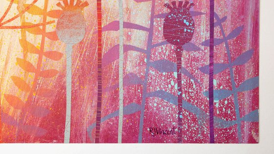 Harmony in Pink and Gold