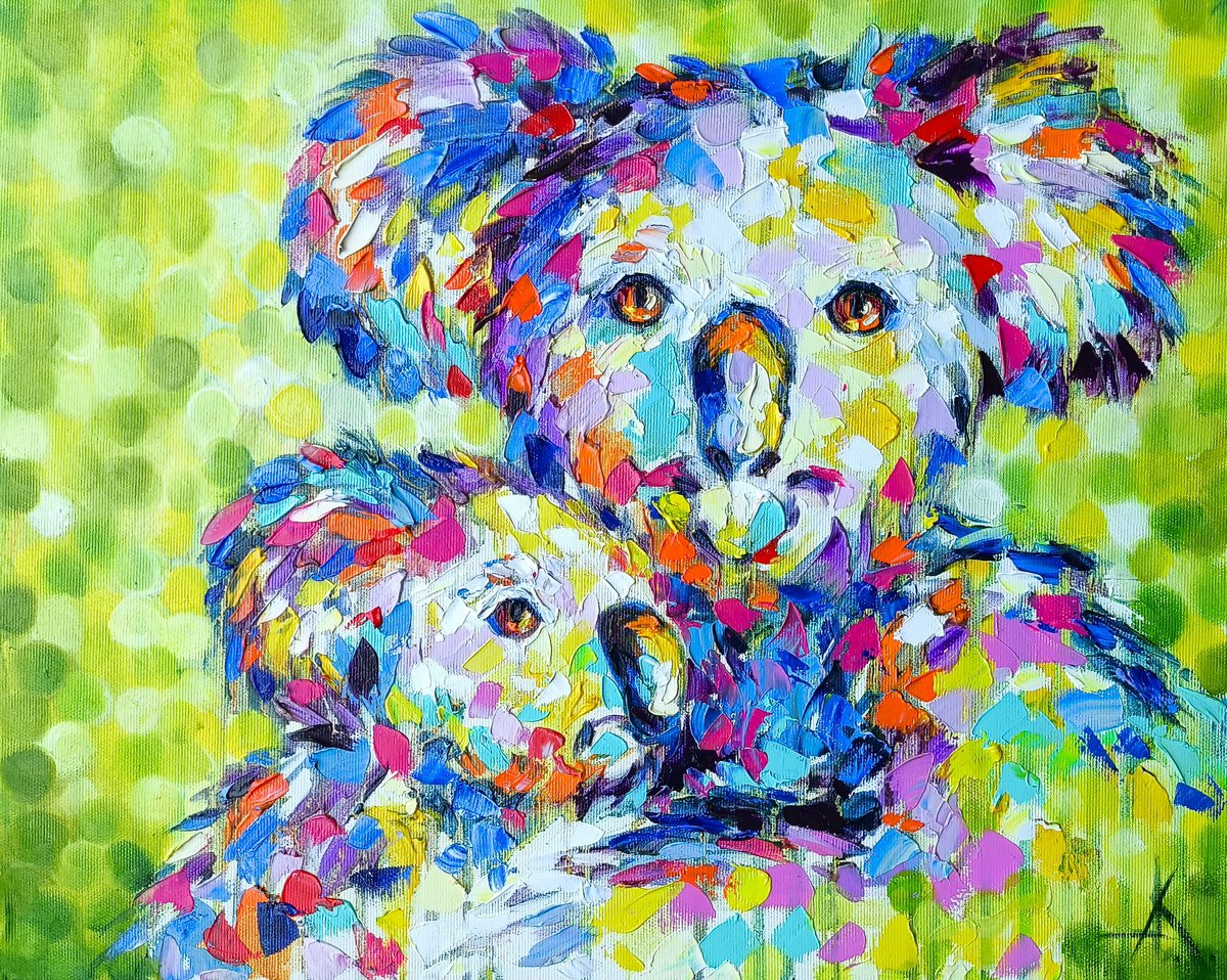 Expressive Oil Painting , My Baby By Anastasia Kozorez, 20 X 16, Artwork For Sale On Artfinder