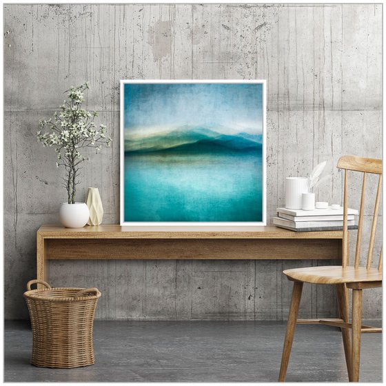 Song of the Isles - Extra large impressionist style beach abstract