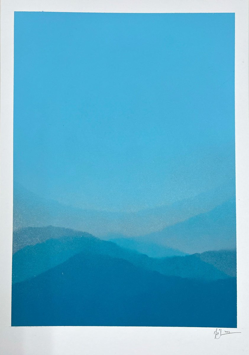 Abstract Acrylic Painting By Matt Jukes, 17 X 23", Farewell - Original, Original Artwork