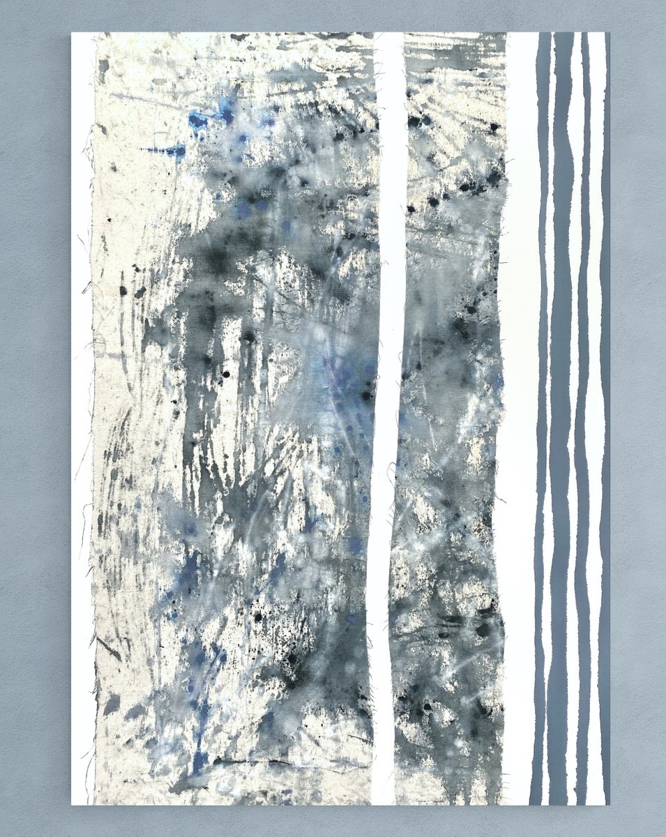 Abstract Painting By Cristina Dalla Valentina, 28 X 39, Free Thoughts /9, Original Artwork