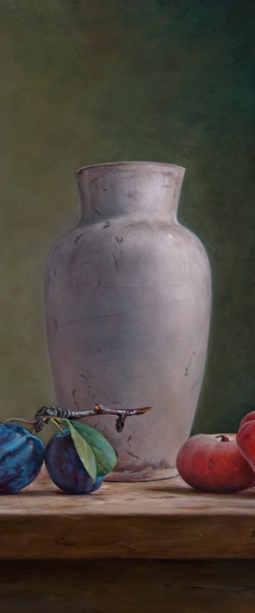 Still life with wild peach by Mayrig Simonjan