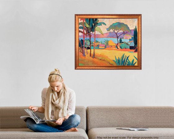 Bay View with Palms