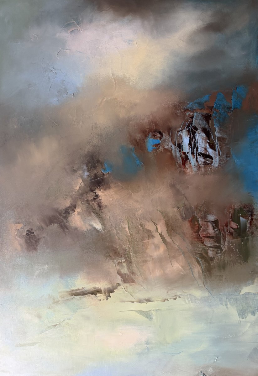 Where The Mist Remembers The Stones By Ludmila Budanov, 28 X 39, Artwork For Sale On Artfinder