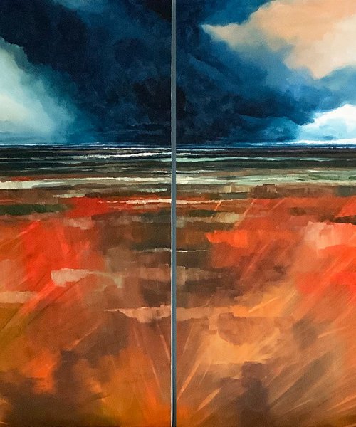 Seascape and sky 1 by Stuart Roy