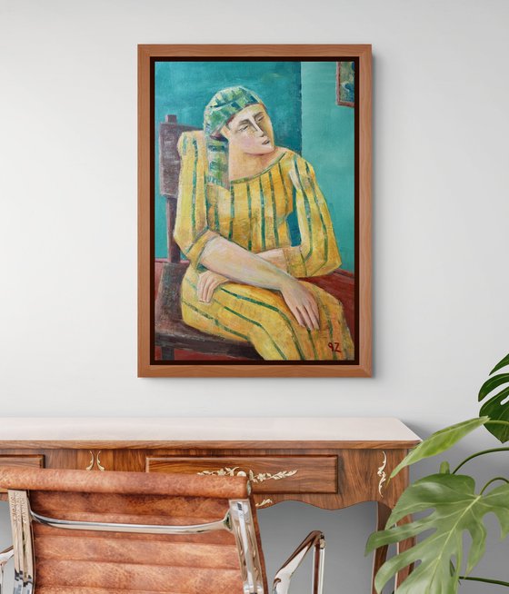 Seated in Thought