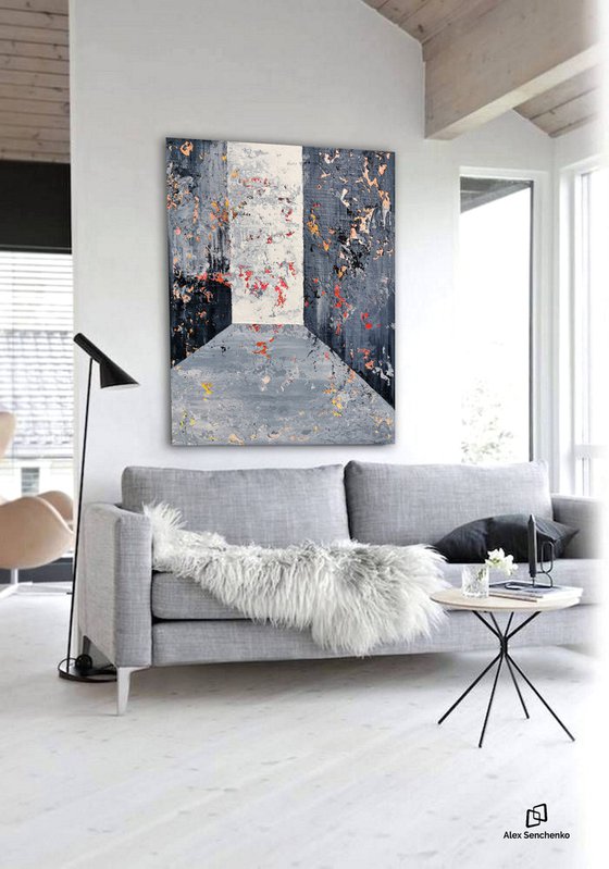 120x100cm. / Abstract painting / Abstract 21102