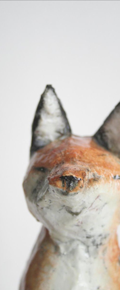 Fox Character Papier Mâché by Victoria Lucy Williams