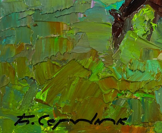 Horses Grazing Peacefully